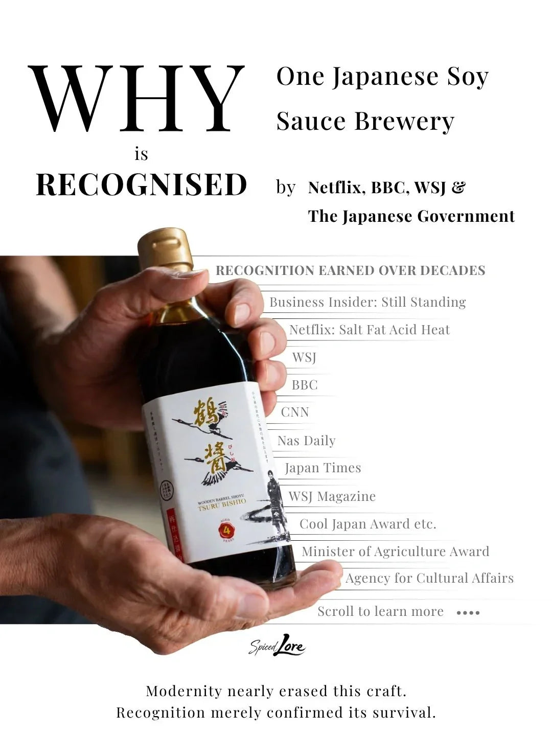 Why Yamaroku Shoyu Is Recognised By Netflix, BBC, WSJ And The Japanese Government
