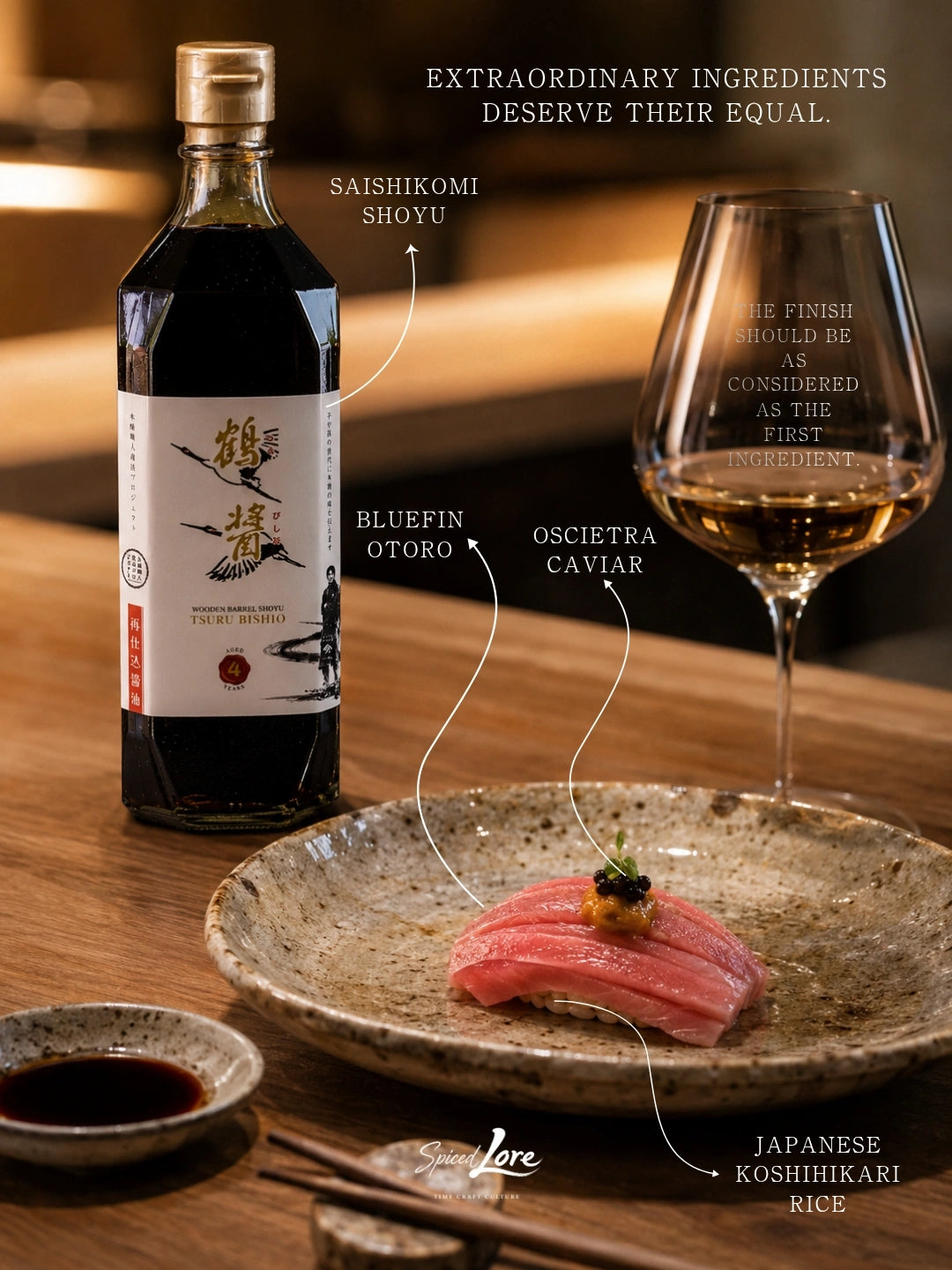 Tsuru Bishio – 4 Year Aged Double Brewed Japanese Soy Sauce (Saishikomi)